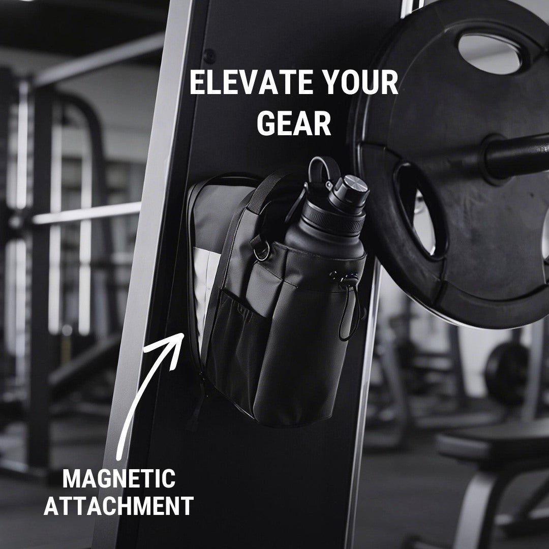 Magnetic Gym Bag With Bottle Holder
