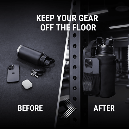 Magnetic Gym Bag With Bottle Holder