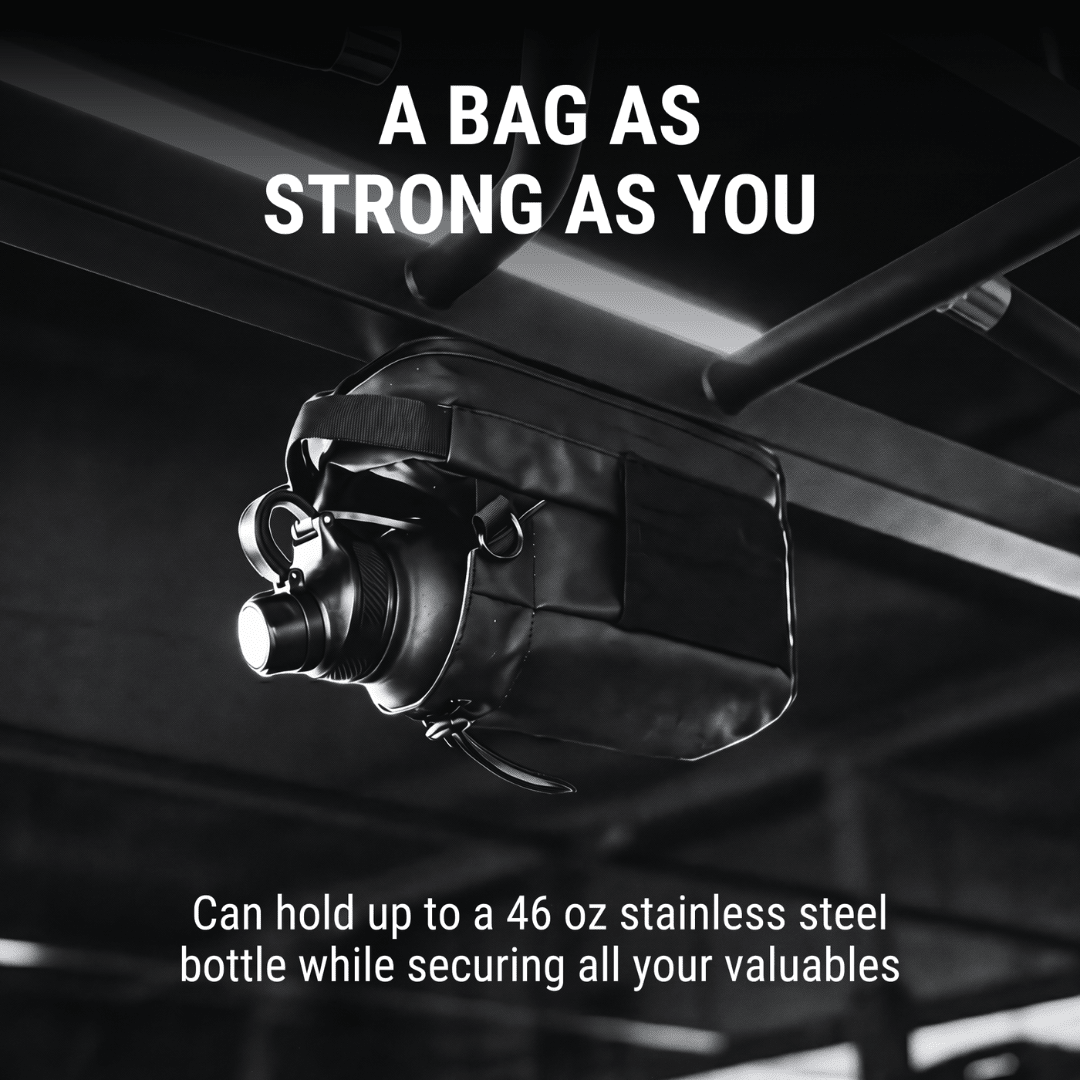 Magnetic Gym Bag With Bottle Holder