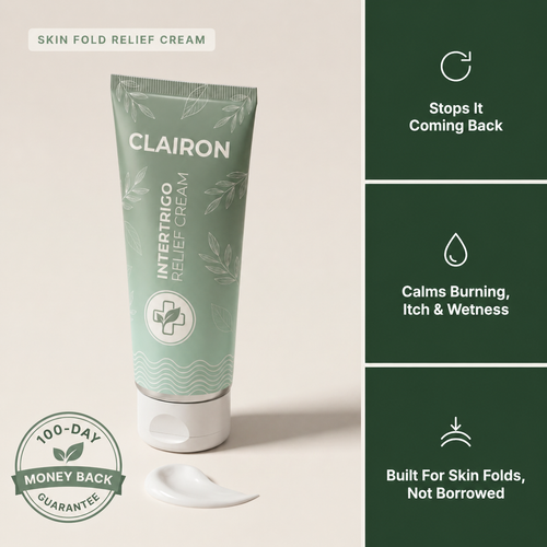 The only cream made for the skin fold itself, so the rash finally stops coming back.