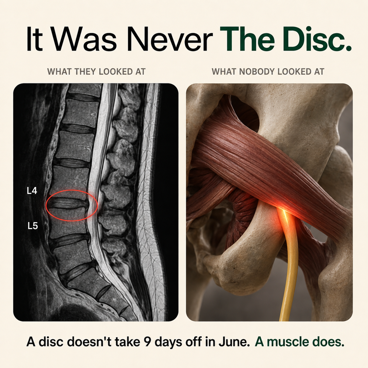 Calm the Shooting, Burning, Sciatica Pain in 15 Minutes, Without a Single Side Effect, Or Your Money Back
