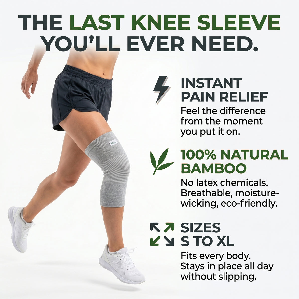 KneeFlex Bamboo Sleeve