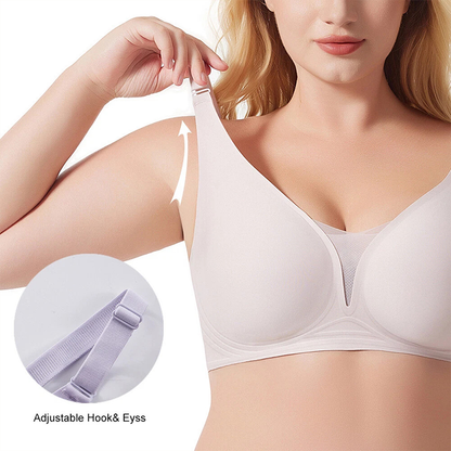 LIMETOW®🎁🎉Women Wireless V-Neck Mesh Bralette