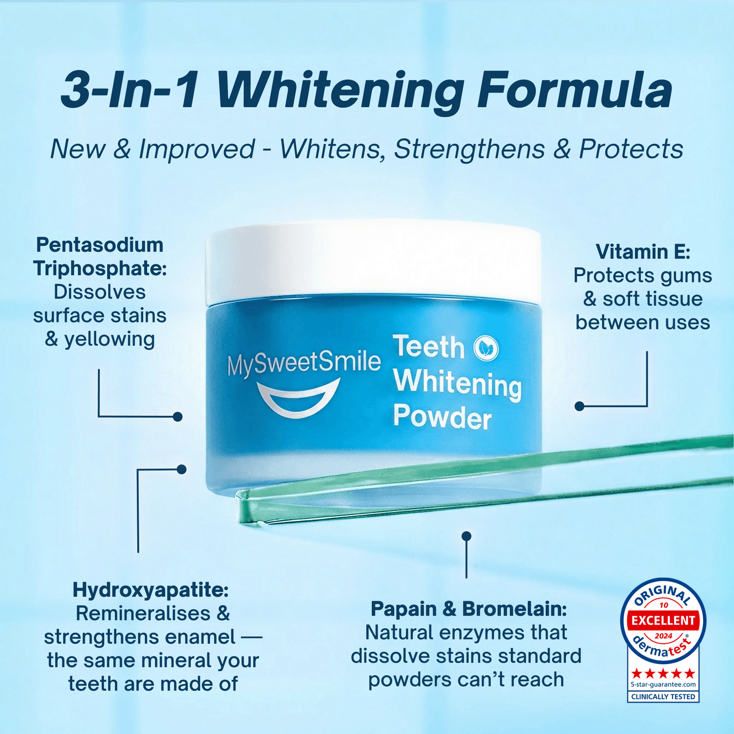 Dentist-Approved Teeth Whitening Powder