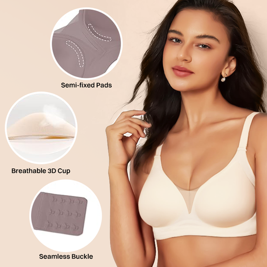 LIMETOW®🎁🎉Women Wireless V-Neck Mesh Bralette