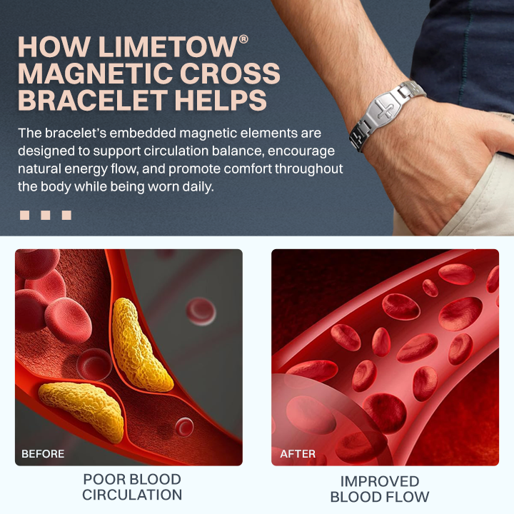 50% OFF - Limited Time Offer❤️LIMETOW® Magnetic Cross Bracelet
