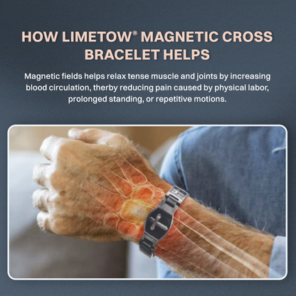 50% OFF - Limited Time Offer❤️LIMETOW® Magnetic Cross Bracelet
