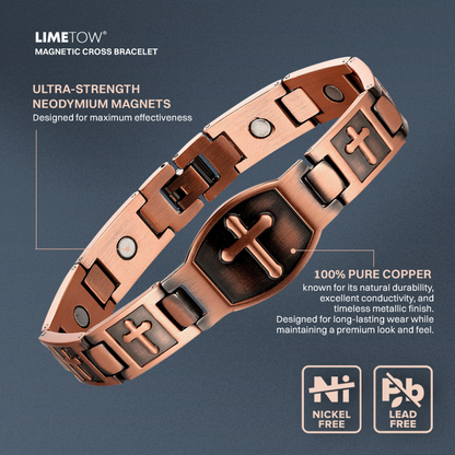 50% OFF - Limited Time Offer❤️LIMETOW® Magnetic Cross Bracelet
