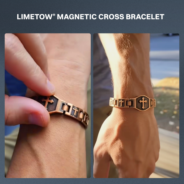 50% OFF - Limited Time Offer❤️LIMETOW® Magnetic Cross Bracelet