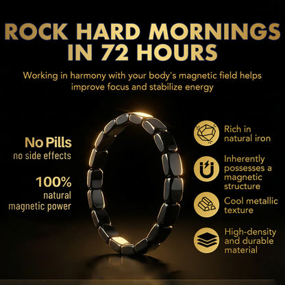 🔥Order now. Get it in 3 days.Hematite Magnetic Bracelet - Reclaim your masculine edge