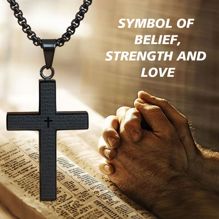 The Lord‘s Prayer Cross Necklace