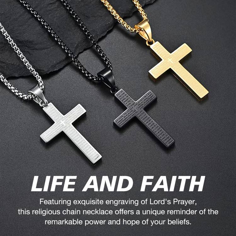 The Lord‘s Prayer Cross Necklace