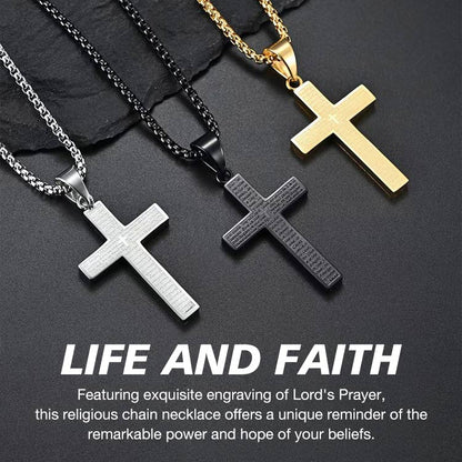 The Lord‘s Prayer Cross Necklace