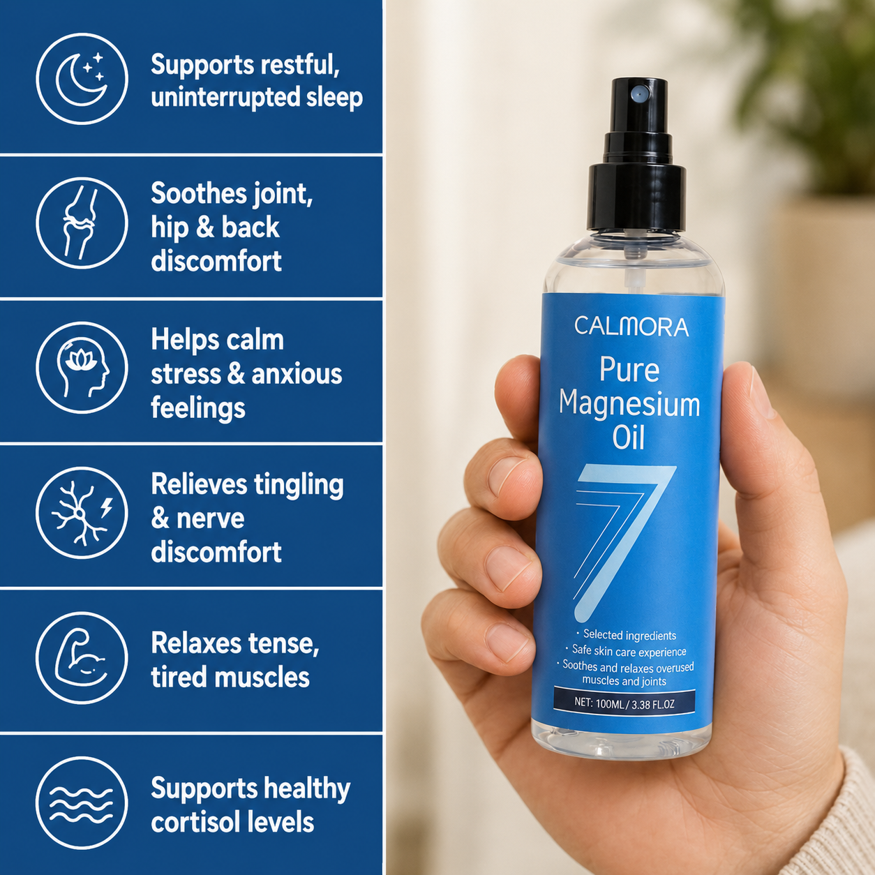 Pure Magnesium Spray – Targeted Relief for Stiff, Painful Shoulders