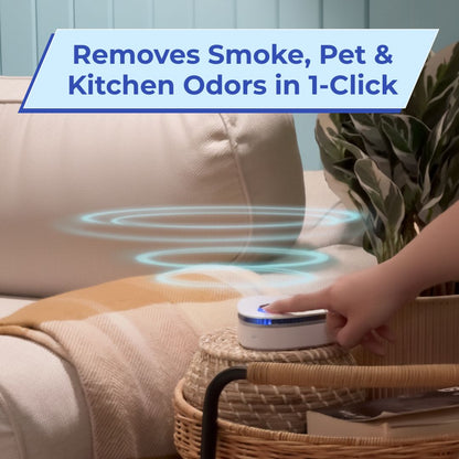 Eliminate Smoke, Pet & Kitchen Odors in 1-Click