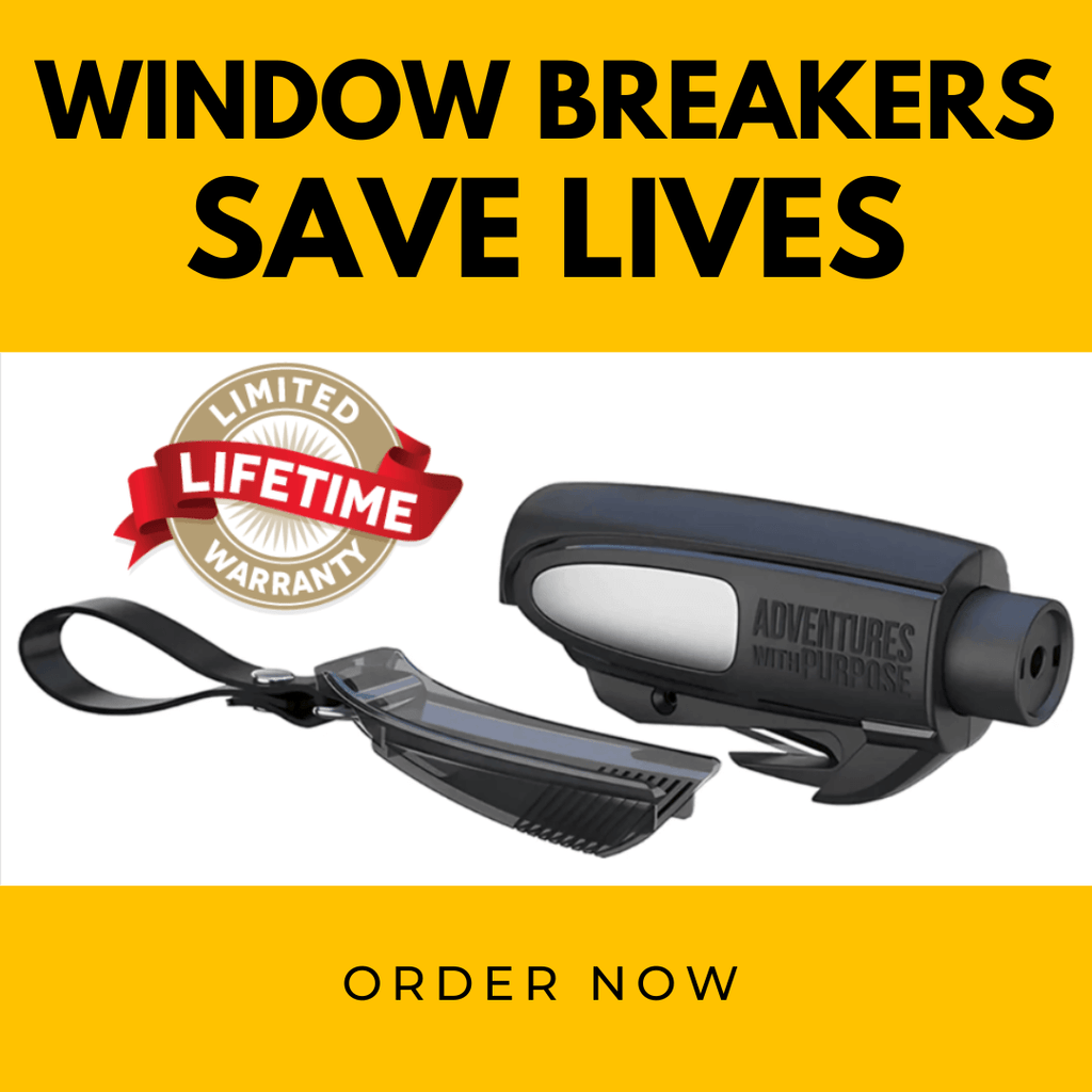 2-IN-1 EMERGENCY WINDOW BREAKER SEATBELT CUTTER
