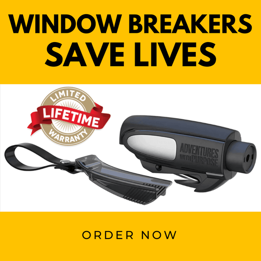 2-IN-1 EMERGENCY WINDOW BREAKER SEATBELT CUTTER