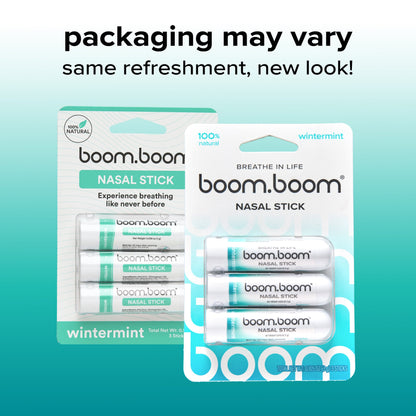LIMETOW® Nasal Stick  Vapor Flow Technology | Cool Refreshing Sensation | Natural Mood Boost | Simple Ingredients | Essential Oils + Menthol Inhaler (Mint) Visit the BoomBoom Store