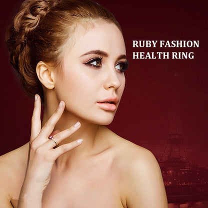 Luxurious Ruby Gem Stone Ring