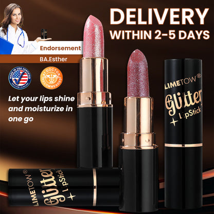 LIMETOW® Diamond Lip Gloss Glitter Lipstick
