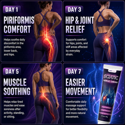 LIMETOW® SCIATICA PAIN RELIEF CREAM! TARGETED HERBAL COMFORT FOR LOWER BACK, HIP & BUTTOCK DISCOMFORT!