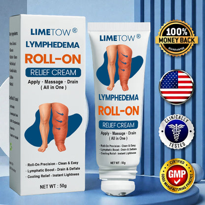 LIMETOW® Roll-On Relief Cream for Swelling & Lymphatic Drainage