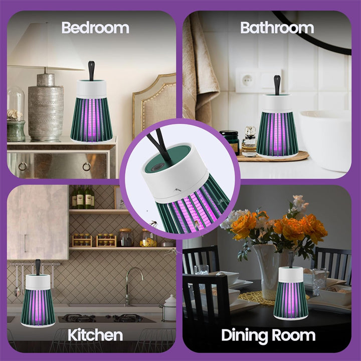 LIMETOW® USB/Rechargeable Mosquito and Fly Trap Lamp – Solar-Powered, Versatile, & Incredibly Effective!