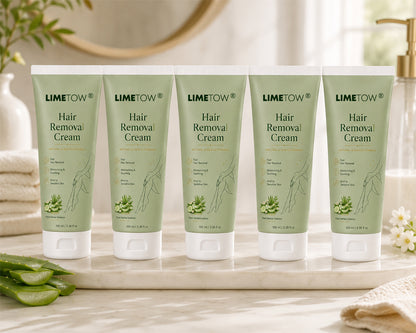 LIMETOW® Natural Gentle Hair Removal Cream | For Women & Men, Sensitive Skin