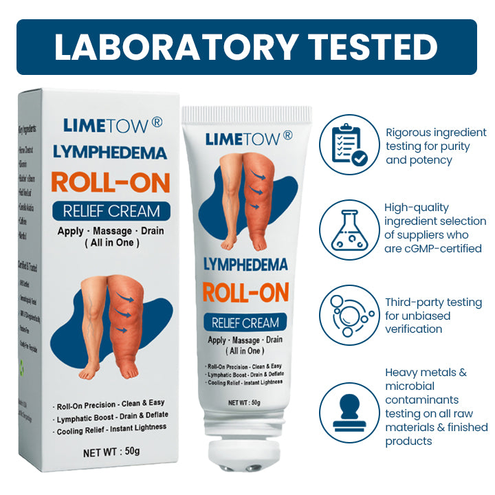 LIMETOW® Roll-On Relief Cream for Swelling & Lymphatic Drainage