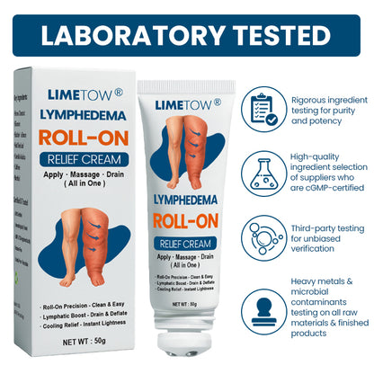 LIMETOW® Roll-On Relief Cream for Swelling & Lymphatic Drainage