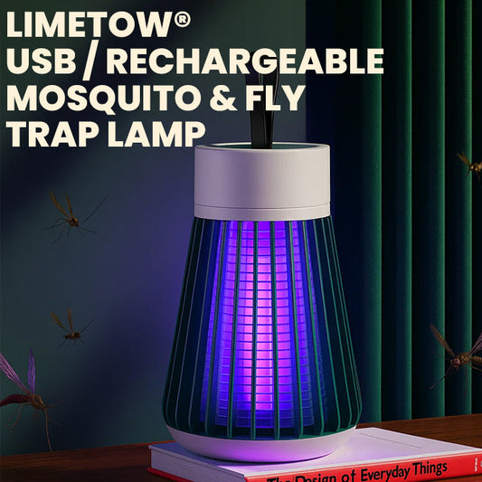 LIMETOW® USB/Rechargeable Mosquito and Fly Trap Lamp – Solar-Powered, Versatile, & Incredibly Effective!