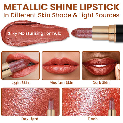 LIMETOW® Diamond Lip Gloss Glitter Lipstick
