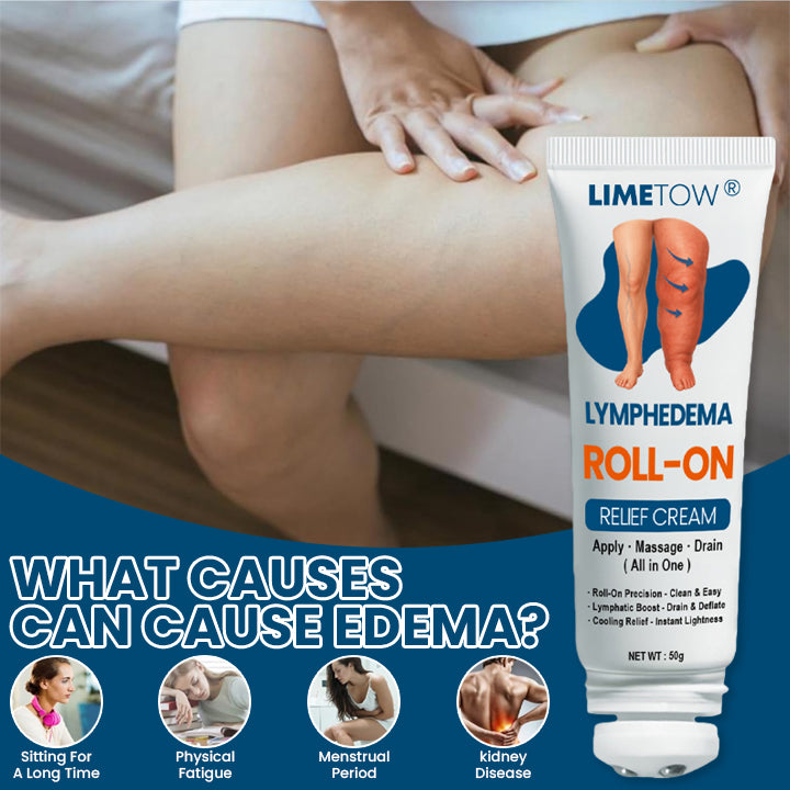LIMETOW® Roll-On Relief Cream for Swelling & Lymphatic Drainage