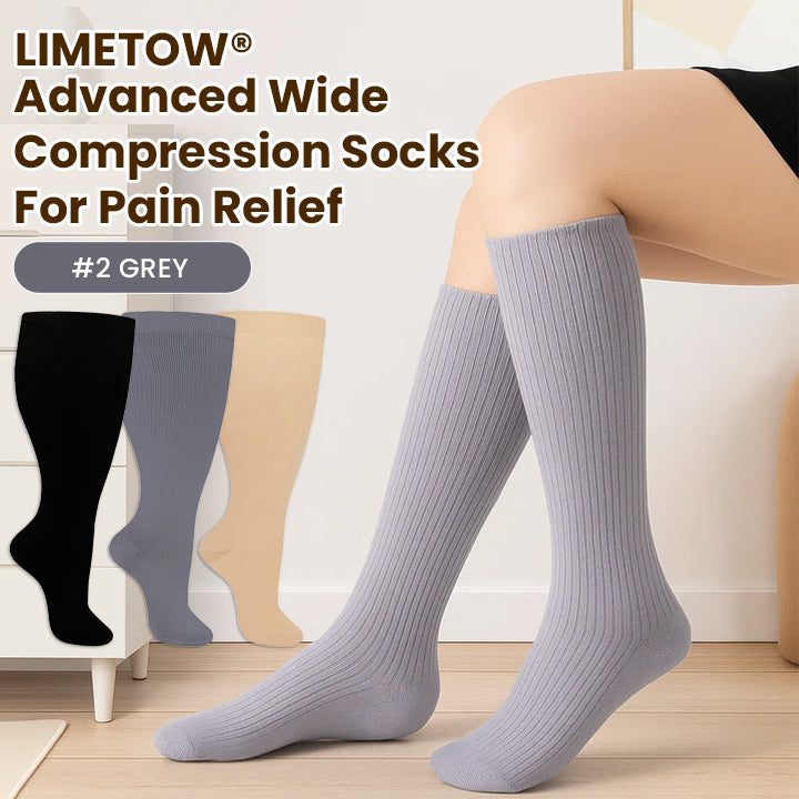 LIMETOW® Advanced Wide Compression Socks For Pain Relief