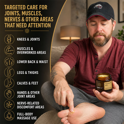 LIMETOW® NATURAL RELIEF BALM! TARGETED COMFORT FOR JOINT, MUSCLE & NERVE PAIN!