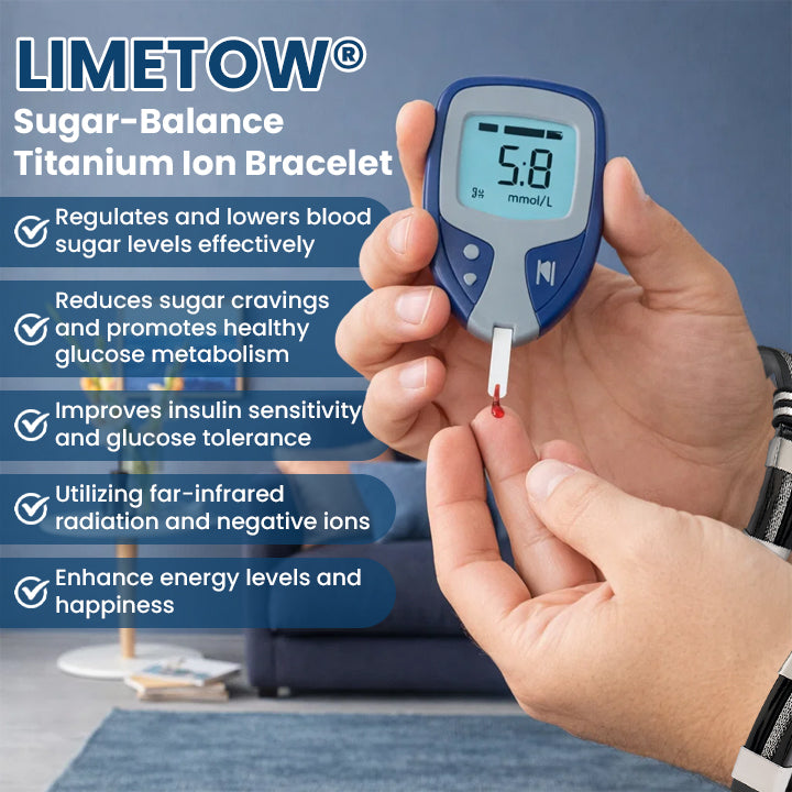 LIMETOW® Sugar-Balance Titanium Ion Bracelet