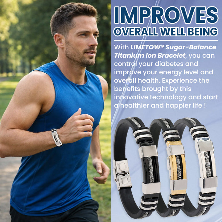 LIMETOW® Sugar-Balance Titanium Ion Bracelet