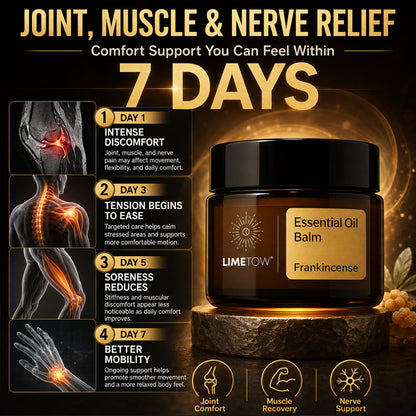 LIMETOW® NATURAL RELIEF BALM! TARGETED COMFORT FOR JOINT, MUSCLE & NERVE PAIN!