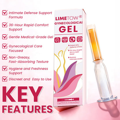 LIMETOW® Gynecological Gel|Potent HPV Defense Shield🛡️ | 36-Hour Rapid Itch & Odor Relief | Restore Intimate Health