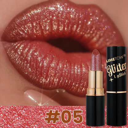 LIMETOW® Diamond Lip Gloss Glitter Lipstick