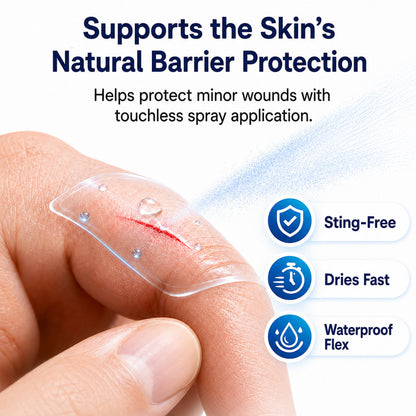 LIMETOW® Advanced Barrier Spray | Fast-Drying Liquid Bandage for Wound Care