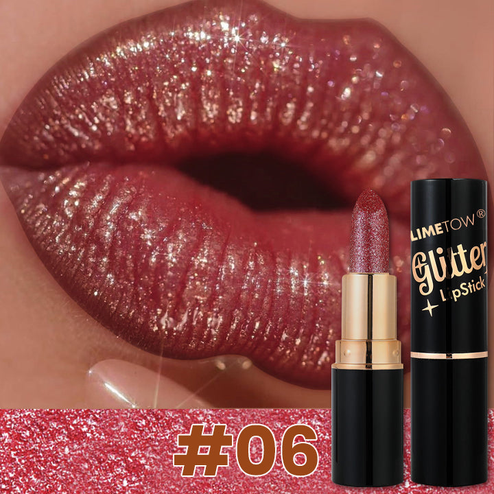 LIMETOW® Diamond Lip Gloss Glitter Lipstick