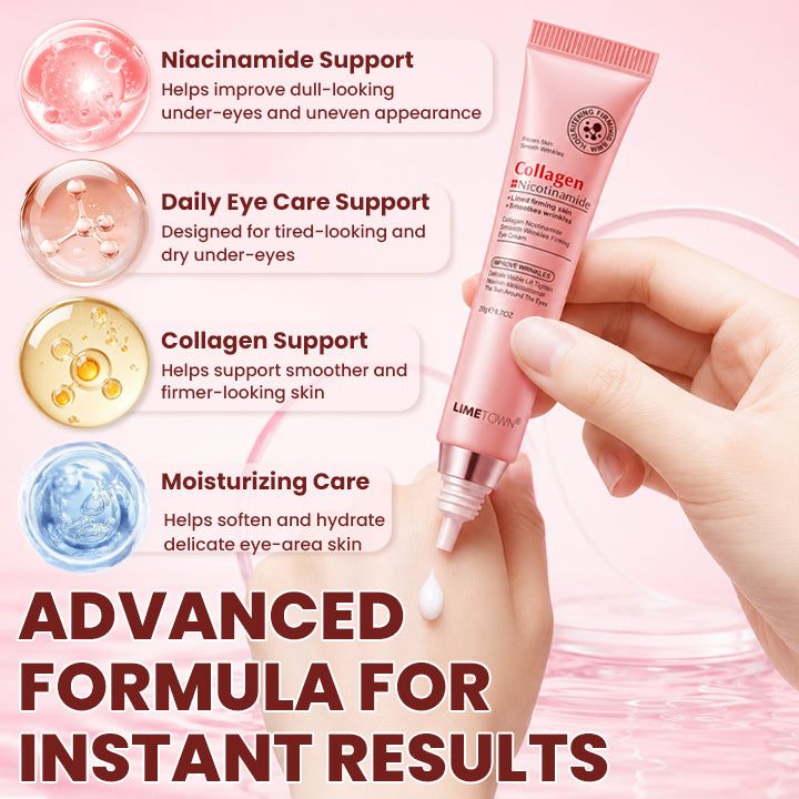 LIMETOW® Collagen & Niacinamide Anti-Wrinkle & Firming Eye Cream