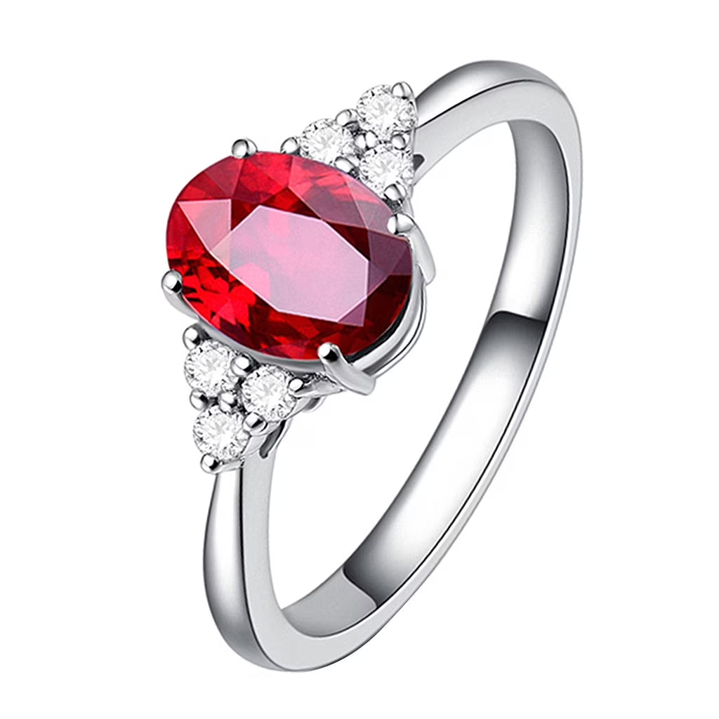 Luxurious Ruby Gem Stone Ring