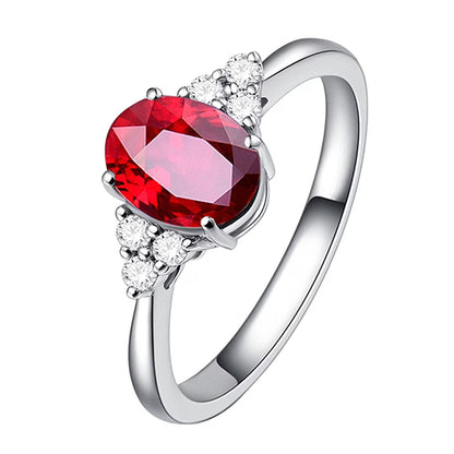 Luxurious Ruby Gem Stone Ring