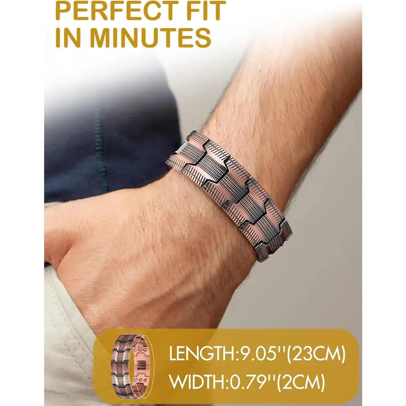 🔥Cross Double Row Magnetic Bracelet🔥-Magnetic Power — Boost Circulation, Banish Fatigue