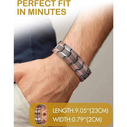 🔥Cross Double Row Magnetic Bracelet🔥-Magnetic Power — Boost Circulation, Banish Fatigue
