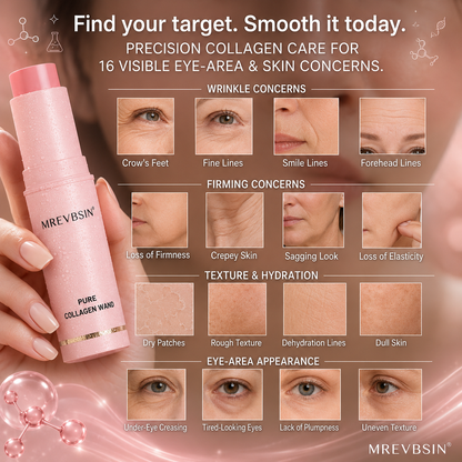 MREVBSIN®🌸 Botox-Inspired Pure Collagen Firming Wand — Needle-Free Fine Line Smoothing, Firming & Plumping Skincare Balm