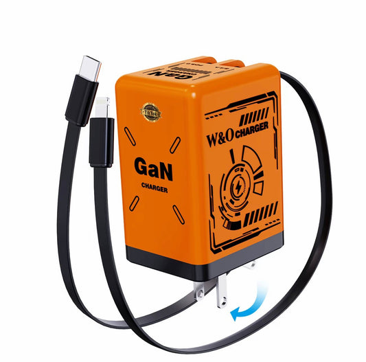 LIMETOW®Limited stock!W&O 2-in-1 GaN 20W Fast Charger