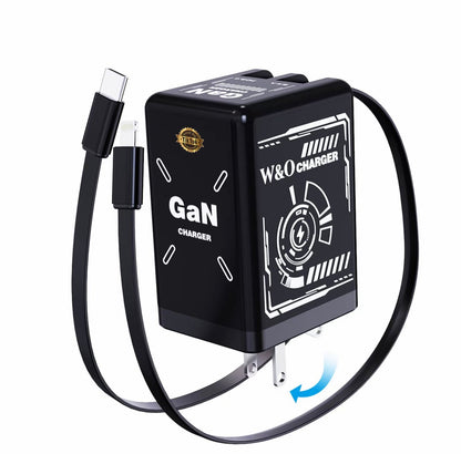LIMETOW®Limited stock!W&O 2-in-1 GaN 20W Fast Charger